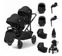 Joie Signature Versiti 3-in-1 Twin Travel System 14-Piece Bundle - Eclipse
