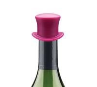 Joie Top Hat Bottle Topper, Silicone, Assorted Colours, Multi-Colour, Festive, Alcohol, Celebration