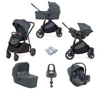 Joie Versatrax E Trio i-Snug Travel System with Ramble Carrycot & i-Base Advance - Moonlight