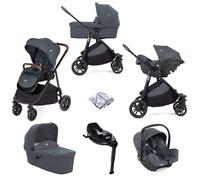 Joie Versatrax E Trio i-Snug Travel System with Ramble Carrycot & i-Base Encore - Moonlight