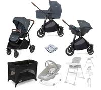 Joie Versatrax E Trio Travel System with i-Snug 2 6-Piece Bundle - Moonlight