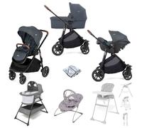 Joie Versatrax E Trio Travel System with i-Snug 2 6-Piece Bundle - Moonlight