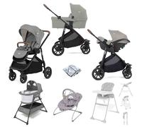 Joie Versatrax E Trio Travel System with i-Snug 2 6-Piece Bundle - Pebble