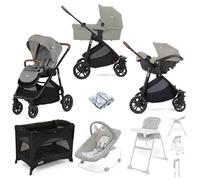 Joie Versatrax E Trio Travel System with i-Snug 2 6-Piece Bundle - Pebble