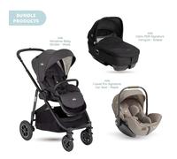 Joie Versatrax Pushchair with I-Level Pro Car Seat & Calmi Carrycot Travel System - Shale