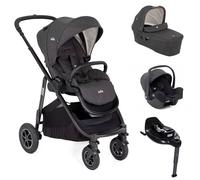 Joie Versatrax Travel System With Rotating Car Seat Bundle, Shale