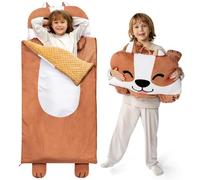 JOIEDOMI Sleeping Bag with Pillow & Blanket - Nap Mat for Kids -Slumber Bag for Daycare Kindergarten- Kids Sleeping Bag- Gift for Birthday Christmas