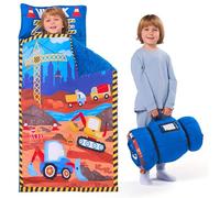 Joiedomi Toddler Nap Mat for Kinder - Car Sleeping Bag for Preschool- Soft Kids Sleeping Mat - for Boys Girls Kindergarten Daycare Sleepover Ages 3-7 Years