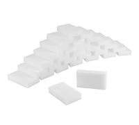 JOIKIT 100 Pack 10 x 6 x 2cm Magic Eraser Sponges, Magic Cleaning Sponge Eraser Pads Melamine Sponge Foam for Walls, Kitchen, Bathroom Stains Mark Removal