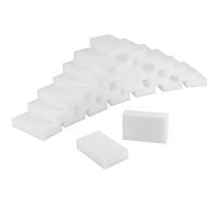 JOIKIT 100 Pack 8x5x3cm Magic Eraser Sponges, Magic Cleaning Sponge Eraser Pads Melamine Sponge Foam Blocks for Walls, Kitchen, Bathroom Stains Mark Removal