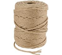 JOIKIT 150m x 5mm Natural Jute Rope, 492 Feet Hemp Rope, Jute String Twine for Gardening, Decorating, Bundling