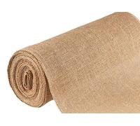 JOIKIT 2 Rolls 30 cm x 10 m Hessian Fabric Roll, Woven Jute Fabric Burlap Runner for Arts Crafts, Decoration