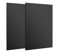 JOIKIT 2PCS A3 Black Acrylic Sheet, 420 x 297 x 3mm Black Acrylic Plastic Sheet Panel for Craft Painting