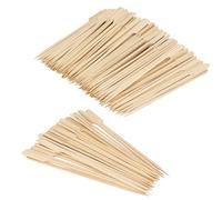JOIKIT 300 Pcs 21cm Bamboo Paddle Skewers, 8 Inch Wooden Sticks Paddle, Natural Bamboo Barbecue Skewers for BBQ Grill, Vegetables, Meat, Fruits