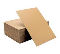 JOIKIT 80 Pack A3 Corrugated Cardboard Sheets, Kraft Board for Packaging and Mailing, Brown, 42 x 30 x 0.2cm