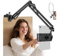 JOILCAN Tablet Stand for Bed 2026 Upgraded, 27.5" Flexible Long Arm Tablet Holder with 360 Degree Rotation for iPad Pro/Mini, Adjustable Overhead Phone Holder Stand for iPhone, Tablet-Stand for Desk
