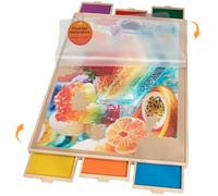 Join&Joy 1500 Piece Puzzle Board Pro, with 6 Drawers & Cover, 35" x 26", Sort-Wise Colorful Felt Drawers, Wooden Jigsaw Puzzle Board, Birthday Gifts for Mom