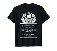 Join Odysseus See the Aegean it Will be Epic Greek Value Graphic T-Shirt