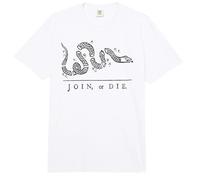 Join OR DIE Snake Franklin Independence Gadsden 1776 Flag Comfort Colors Adult Heavyweight T-Shirt