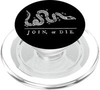 JOIN OR DIE SNAKE FRANKLIN INDEPENDENCE GADSDEN 1776 FLAG PopSockets PopGrip for MagSafe