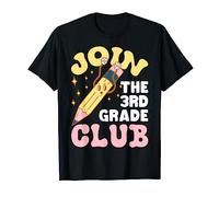 Join the 3rd Grade Club, cute Hippy 80s Back to school T-Shirt