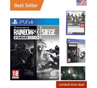 Join the Action with Rainbow Six: Siege on PS4 - Suitable for Ages 18 and Over
