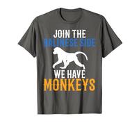 Join The Balinese Side We Have Monkeys Men and Women T-Shirt