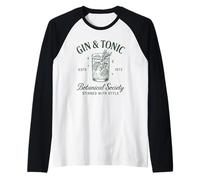 Join The Gin Tonic Social Club Cocktail Enthusiasts Raglan Baseball Tee