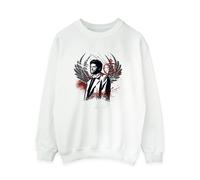 Join The Hunt Wings Sweatshirt Supernatural White S