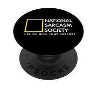 Join the National Sarcasm Society Sarcastic Humor PopSockets Adhesive PopGrip