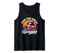 Join The Orca Uprising Orca Whales Retro Tank Top
