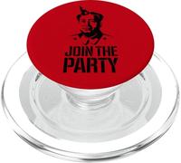 Join the party Mao Zedong funny China communist Chinese puns PopSockets PopGrip for MagSafe