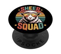 Join The Sheep Squad Funny Farm Animal Team Look PopSockets Adhesive PopGrip