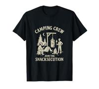 Join The Snacksecution Camping Crew Funny Outdoor Camper T-Shirt