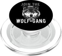 Join The Wolf Gang Team Family Animal Welfare Activist PopSockets PopGrip for MagSafe
