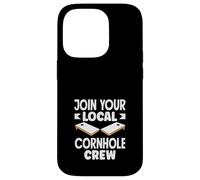 Join Your Local Cornhole Crew Cornhole Lover Case for iPhone 14 Pro