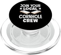 Join Your Local Cornhole Crew Cornhole Lover PopSockets PopGrip for MagSafe
