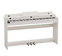 JOINATRE 88 Key Full Size Digital Piano Keyboard,Weighted Hammer Action Electric Piano with Professional Three-Pedal & Multi-Functional Dust Cover,Warm White