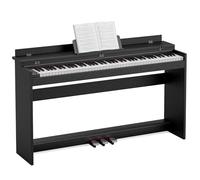 JOINATRE 88 Key Full Size Weighted Digital Piano Keyboard,Hammer Action Electric Piano with Professional Three-Pedal & Multi-Functional Dust Cover, Black