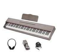 JOINATRE 88 Keys Digital Piano Keyboard with Semi-weighted Full Size Keys,Portable Electric Piano with Pedal,Headphone,MP3 Connection,Full-featured Keyboard for Beginner,Kids,Adults,Grey