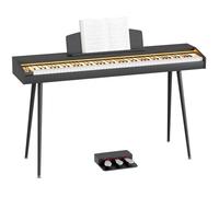 JOINATRE 88 Keys Weighted Digital Keyboard Piano with Adjustable Light,Full Size Keys Hammer-action Electronic Piano Keyboard,3 Pedal,Full-featured Keyboard for Beginner,Kids,Adults,Black