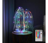 JOINDATAT Lighted Trees for Indoor Decor, 2Ft Weeping Willow Tree with 60 RGB Color Changing LED Lights, Lighted up Tree Lamp, Artificial Trees for Home Holiday Christmas Decor