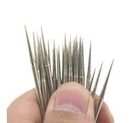 Joiner 1.5mm Diamond Grinding Head Tapered Point Bits Burrs Lapidary Jewelry Tools Pack of 30Pcs