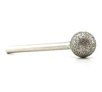 JOINER 18 mm Dia Spherical Head Diamond Grinding Bit Coated Mounted Points Round Ball Burs Grit 80 Shank 6mm Coarse Tools for Stone