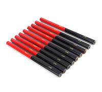 Joiners Pencil, Builders Pencil, 10pcs Construction Pencils Hard Carpenter Pencils 2 Hex 2 Head Woodworking Pen Tracer Pencil Marking Pencil for Wood Working Tools/Concrete Marking