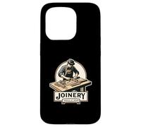 Joinery Genius At Work Woodworking Carpenter Case for iPhone 15 Pro
