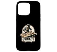 Joinery Genius At Work Woodworking Carpenter Case for iPhone 15 Pro Max