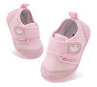 JOINFREE Baby Shoes Wide Fit Infant Boys Girls Breathable Barefoot Walking Shoes Lightweight Non-Slip Sneakers First Walkers