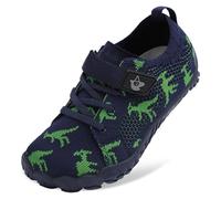 JOINFREE Kids Barefoot Shoes Boys Girls Wide Fit Trainers Lightweight Non Slip Hiking Shoes for Toddler Little Big Kids Breathable Zero Drop School Sneakers for Walking Running Outdoor Activities