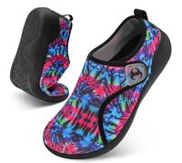 JOINFREE Women’s Barefoot Walking Shoes Wide Toe Box Casual Trainers, Zero-Drop Non-Slip Breathable Comfort Flat Shoes for Swollen Feet, Edema, Elderly & Pregnancy Multi Black 8 UK